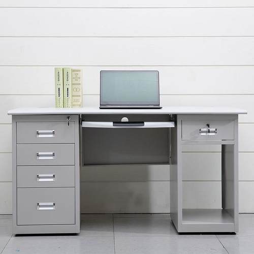 台式电脑桌简约现代公桌办公室职员抽桌带屉书椅桌539家用卧办室