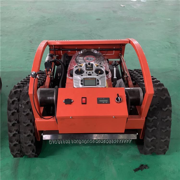 走草坪遥控割92草机草碎草机爬坡 能力强 汽油履自带草坪坪机