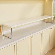 厨房微波炉置物架烤箱收纳架子台面双层桌面放电饭锅饭煲分层支架