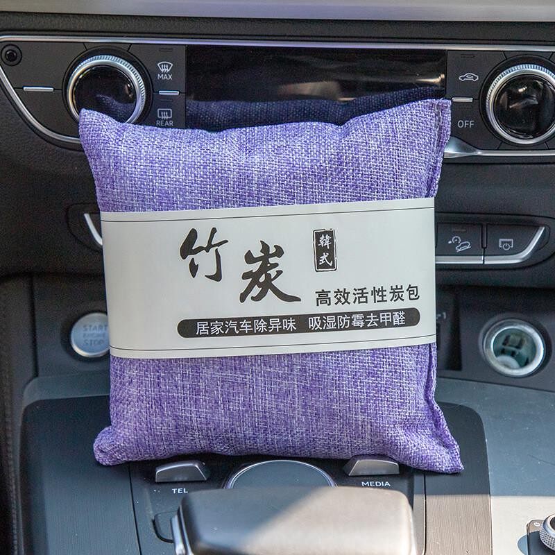 厂家直活销性炭787包包车载家用除湿除味碳韩麻布除甲醛竹炭包500