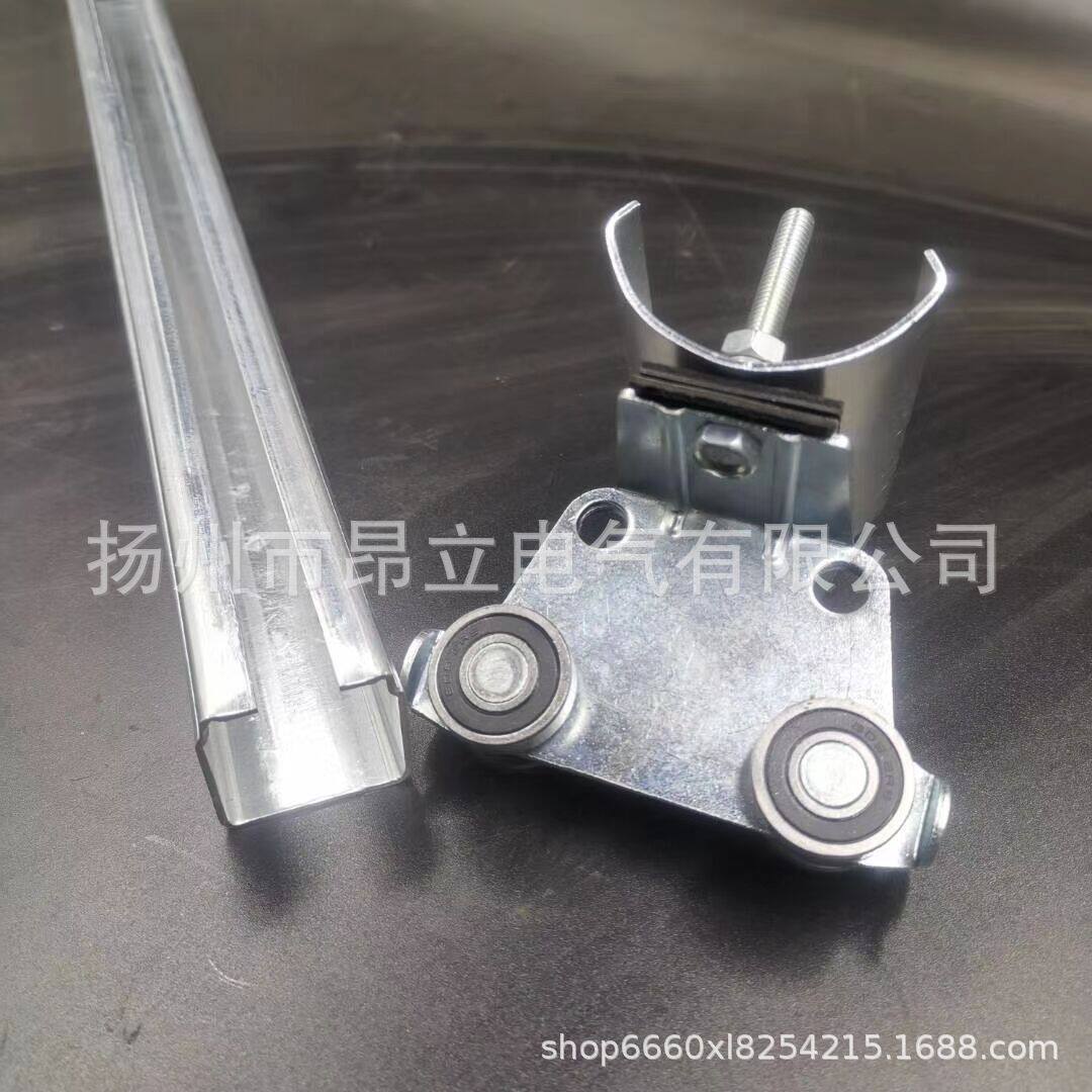 携扁电缆用四轮台车,不锈钢电缆滑线HXDL-40,吊架,接头,首车