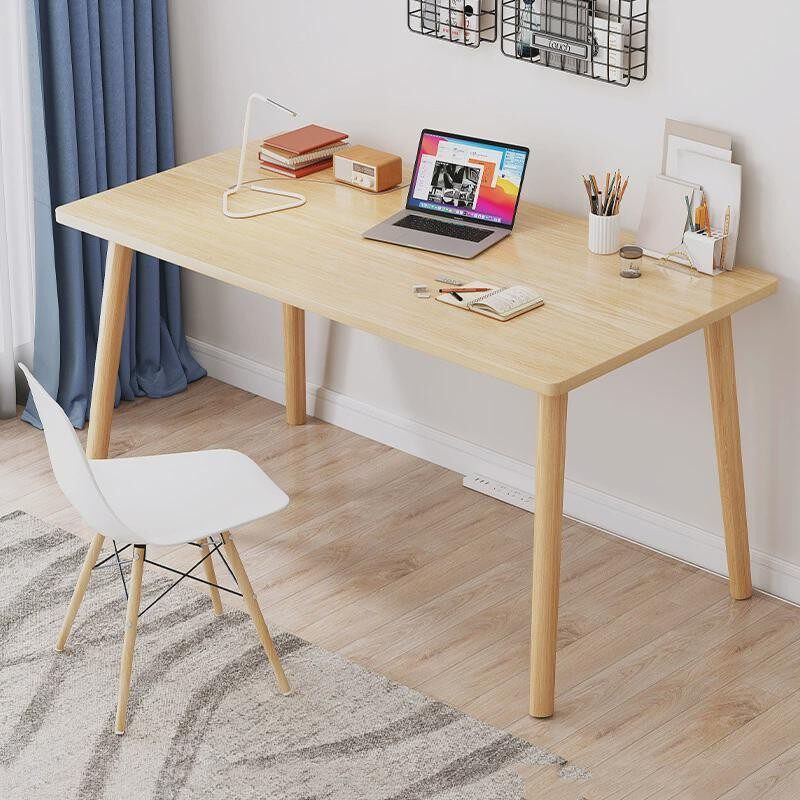 电脑桌卧室台式学生家用书桌女生简易出租屋小型床边办公写字桌子