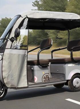 台铃三轮车雨棚X3X4X5X6X7Q5专用车篷一体蓬透明防雨牛津布皮革布