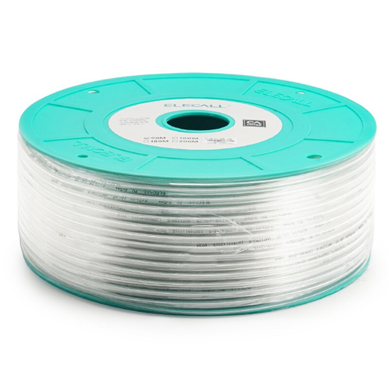 伊莱科PU气管 8*5(透明)100M 气管PU管气动软管空压机用软管风管