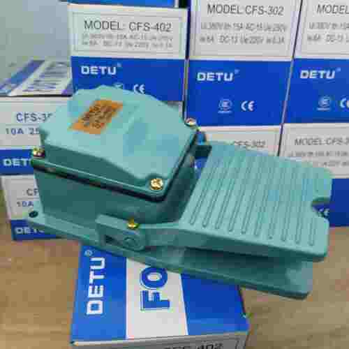 德图DETU 铝壳型机床控制脚踏开关 CFS-402 LT3