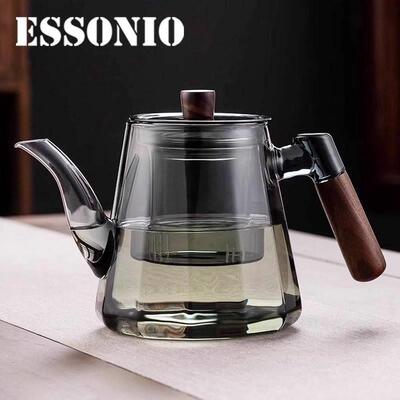ESSONIO玻璃泡茶壶茶水分离家用花茶壶耐高温烧水壶电陶炉煮茶器