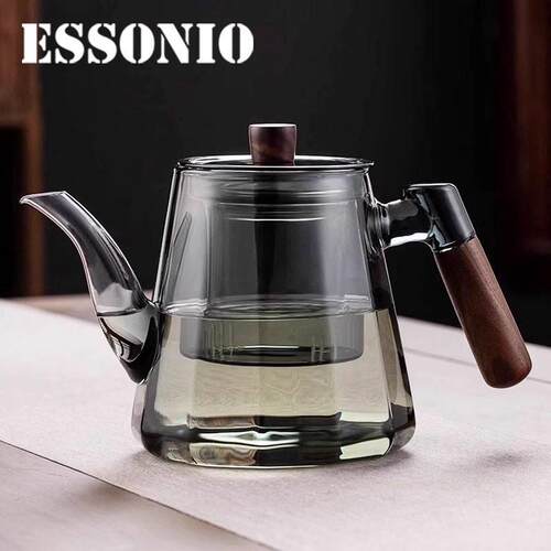 ESSONIO玻璃泡茶壶茶水分离家用花茶壶耐高温烧水壶电陶炉煮茶器