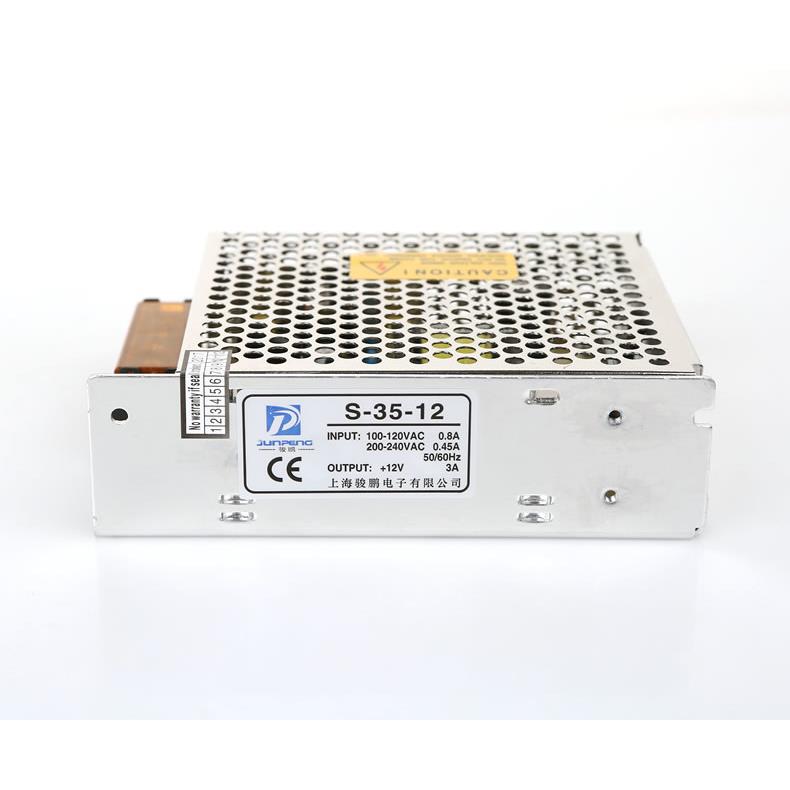 骏鹏开关电源12V3A2A24V1.5A5V7A直流变压器监控LED灯供电S-35W