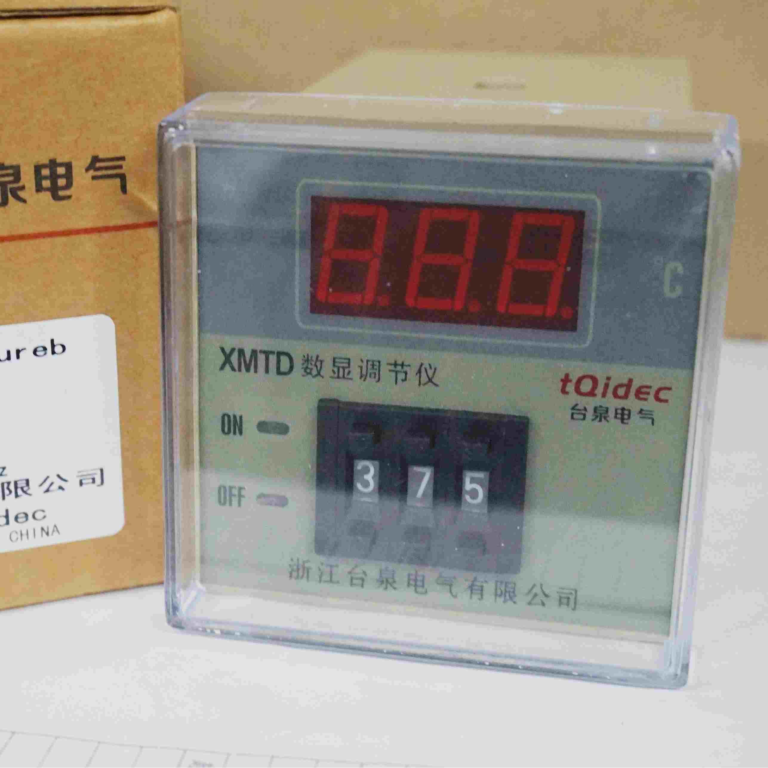 72数显拨码温度控制表 XMTD-2001 K399/继电器 220V