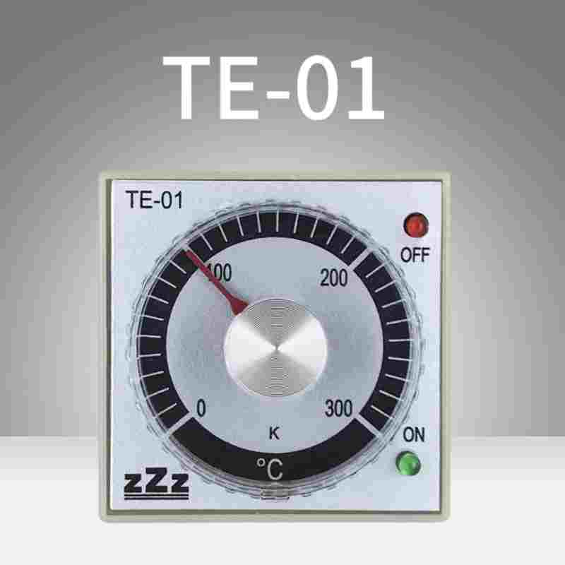ZZZ温控器TE-01 TE-02 K型E型指针式温度控制仪温度表调节仪