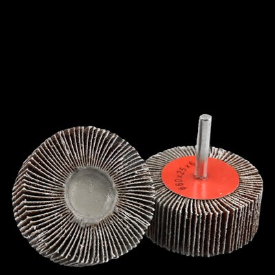 热销热销带柄百叶轮磨头内磨机直磨机千叶轮抛光打磨纱布砂皮砂纸