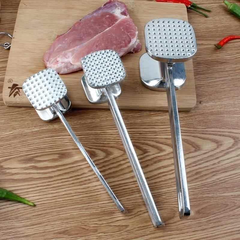 热销316不锈钢双面敲肉锤敲大排的锤子松肉锤铝合金牛筋实心猪扒