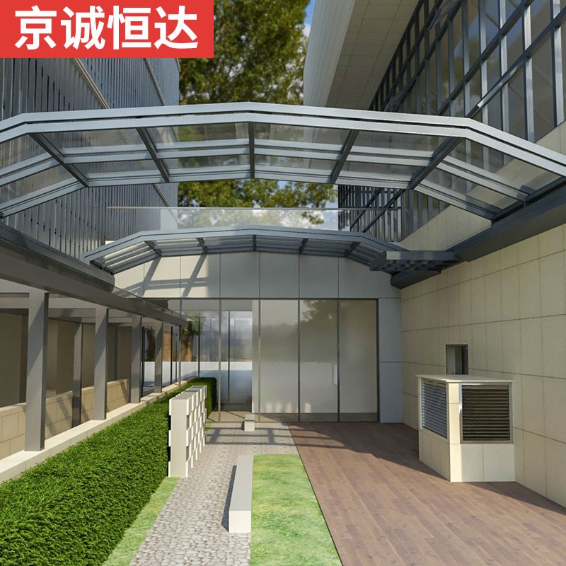 热销可移动伸缩智能阳光房阳台庭院别墅防违建电动伸缩折叠玻璃房