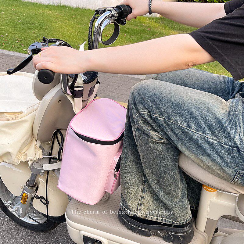 热销电动车挂物包前置物兜通用电瓶车包防水大容量手机充电器挂袋