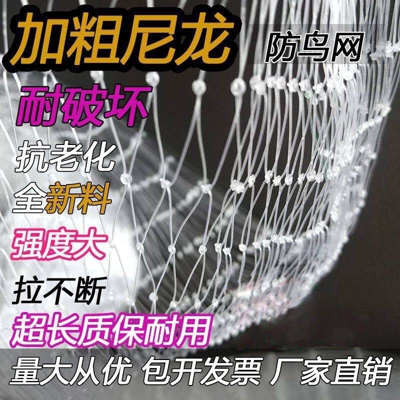 热销果园防鸟网葡萄大棚保护网家用果树网防鸟用网阳台驱鸟尼龙网