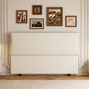 实木软包靠背一体落地单买床头靠背垫2025新款床头板1米8靠垫背板