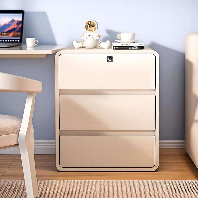 文件柜办公室带锁家用办公桌边柜侧柜靠墙储物柜收纳柜a4档案柜子