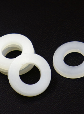尼龙白色塑料垫片垫圈绝缘耐磨密封圈绝缘超薄垫圈M2M2.5M3M4-M10