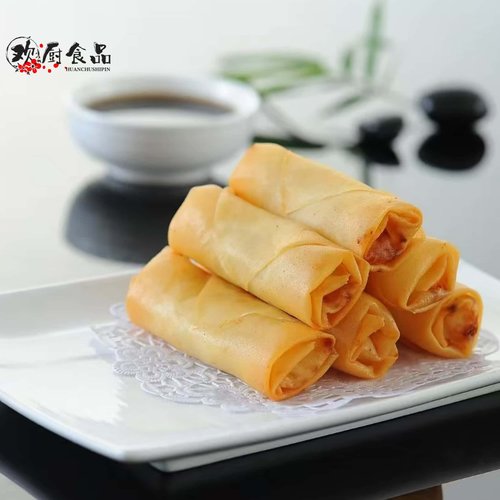 虾仁春卷早餐油炸点心酒店商用