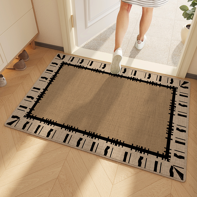 简约入户门地垫进门门口门垫防滑耐脏地毯可裁剪玄关门外家用脚垫
