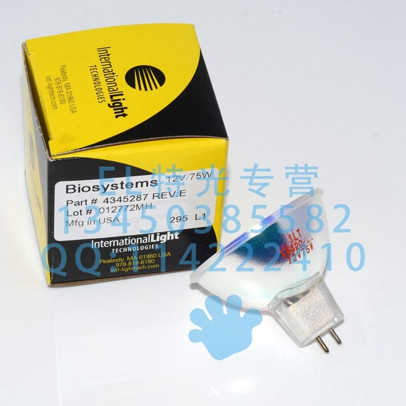 。BIOSYSTEMS 12V75W,ABI7300/7500 PCR仪 荧光定量仪杯泡