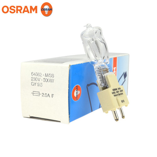 。230V300W GY9.5欧司朗 64662 光学显微镜灯泡舞台摄影灯泡 osra