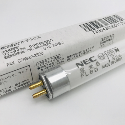 。NEC日本FL8D设备汽车尾灯船用照明110V220V机床照明T5 8W荧光灯