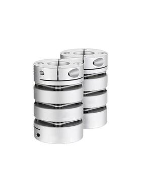 精密膜片编码器铝合连轴器单双大扭矩伺服电机联轴器艾泽嘉GSGD