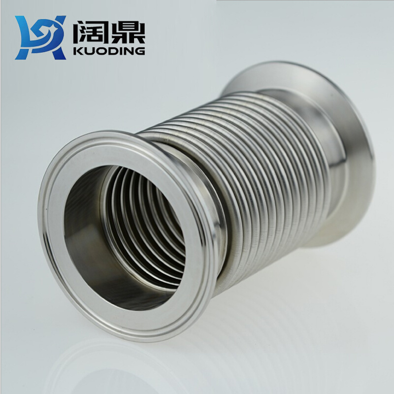 。可压缩成型304不锈钢快装波纹管 316L金属真空波纹软管加工定制