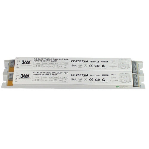 。3AAA电子镇流器 YZ-258EAA H型55瓦 2X55W 2X58W T8灯管镇流器