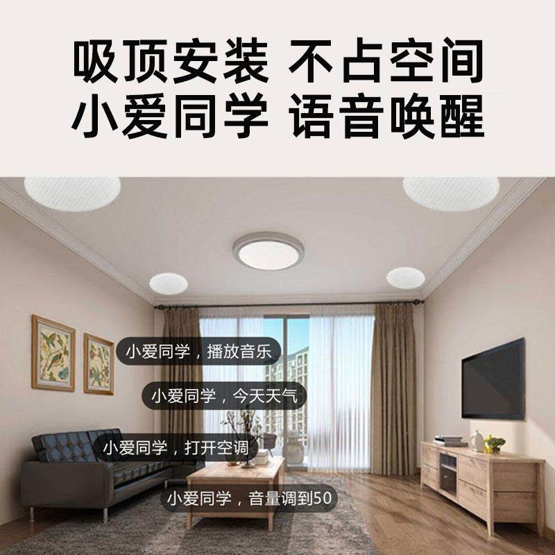 已接入米家小爱吸顶音箱主机背景音乐全屋智能系统套装吸顶喇叭