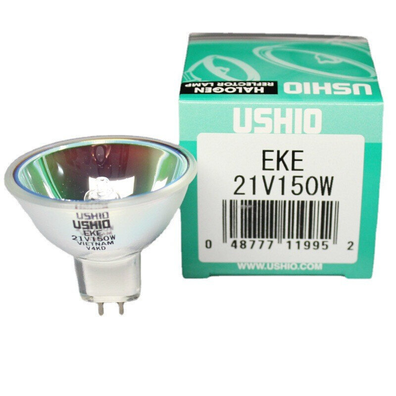 优秀ushio eke/l 21v150w 长寿光纤照明灯泡显微镜冷光源卤素灯
