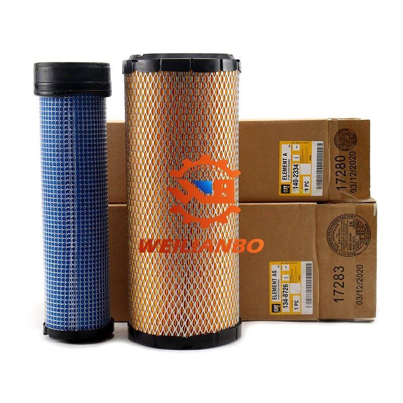 卡特305.5E/306D/307D/308D/307C原厂134-8726 140-2334 空气滤芯