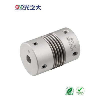 光之大GR波纹管联轴器大扭矩伺服电机弹性膜片梅花高灵敏CPB
