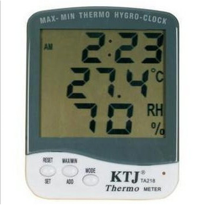 。电子温度计TA218B室内温湿度计 家用数显温湿度计温度湿度计
