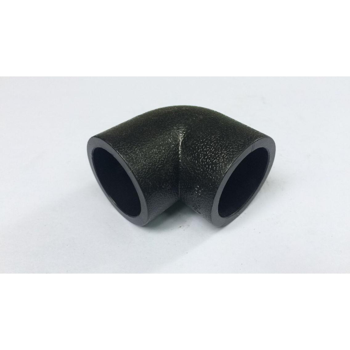 PE管件PE弯头202532直弯承插对接热熔管件黑色新料室外供水管弯头