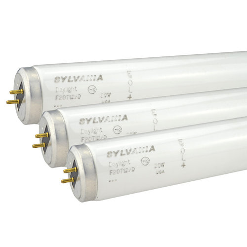 。喜万年T12荧光灯SYLVANIA F20T12/D 20W色评灯管灯箱比色灯管60