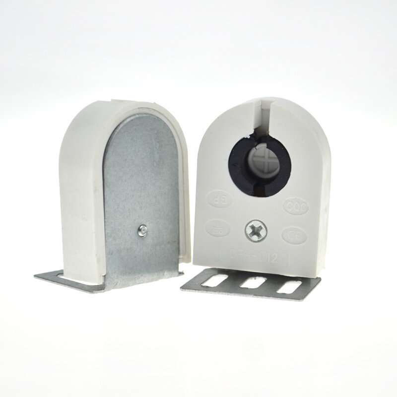 。紫外线UV灯管座T12灯脚G13直管荧光灯头DFH-012耐温带铁片锁螺