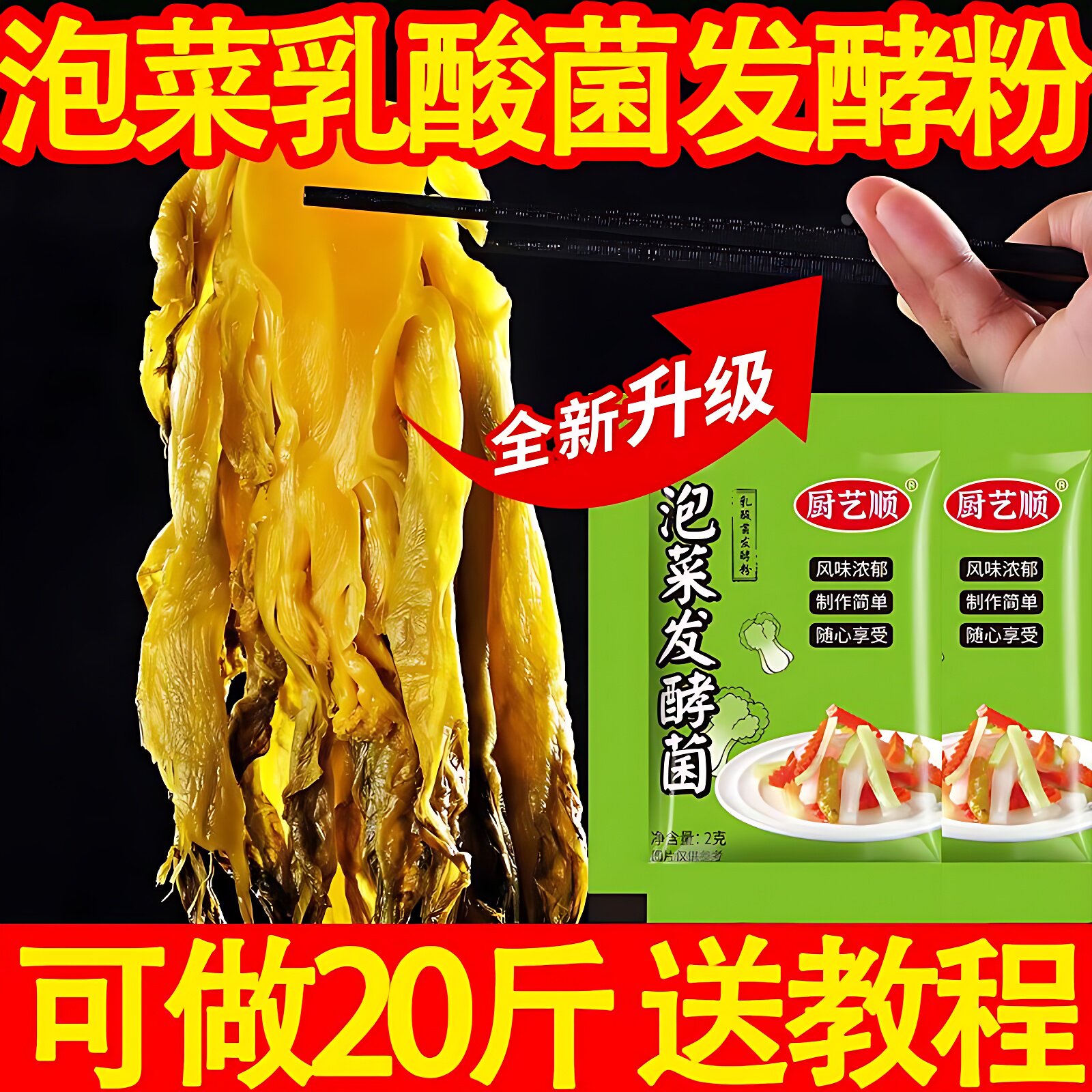 泡菜酸菜乳酸菌发酵粉四川泡菜菌发酵菌粉发酵剂菌泡菜酵母粉