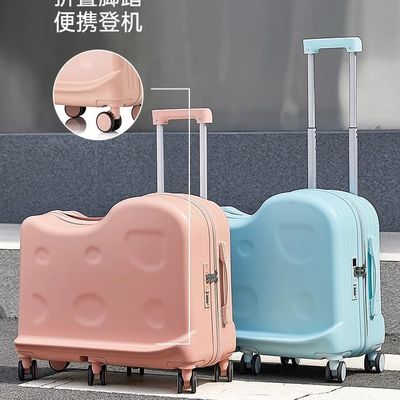 儿童行李箱大容量可坐可骑女孩新款拉杆箱登机密码箱男孩旅行箱