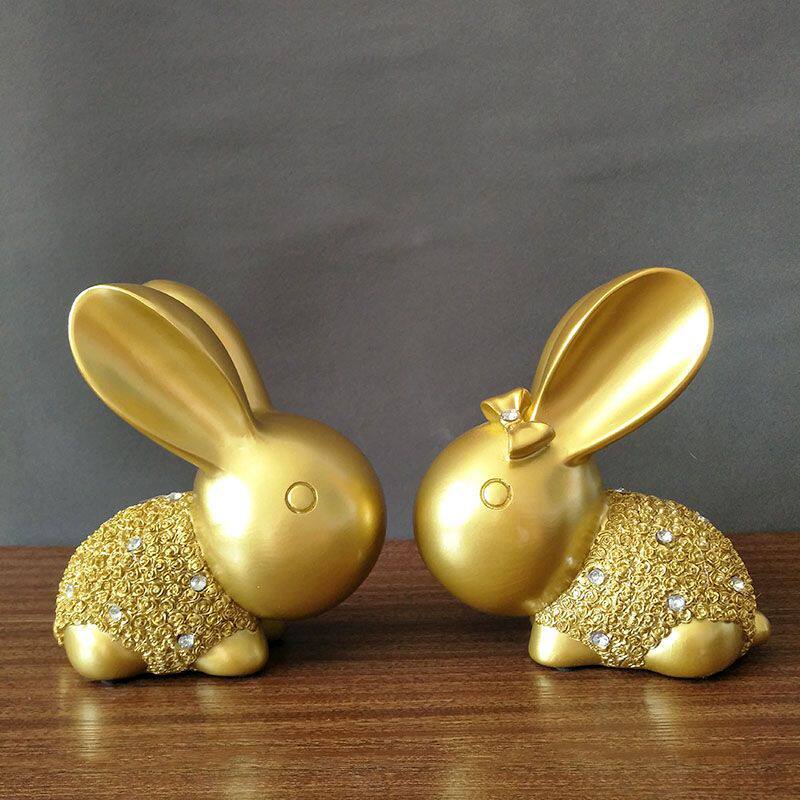 新房客厅隔断酒柜装饰品工艺小摆件家居饰品创意可爱摆设结婚礼物