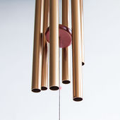 饰挂件男女礼物 卧室阳台户外装 欧式 刻字简约金属风铃挂饰创意日式