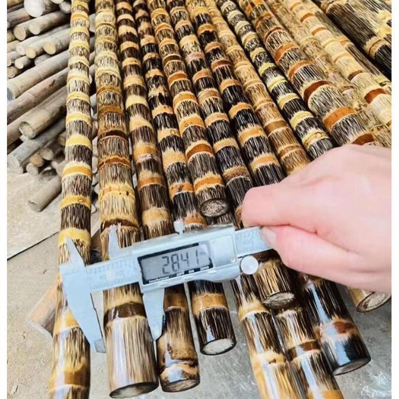 商用教棒手杖打磨炮台登山实心竹子金丝竹棍龙血金丝竹棍教手工棍