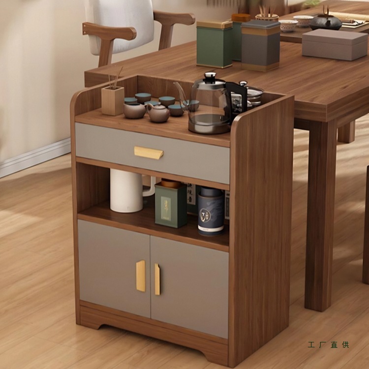 茶水柜餐边柜靠墙一体小柜子储物柜客厅边柜置物柜矮柜立柜收纳柜