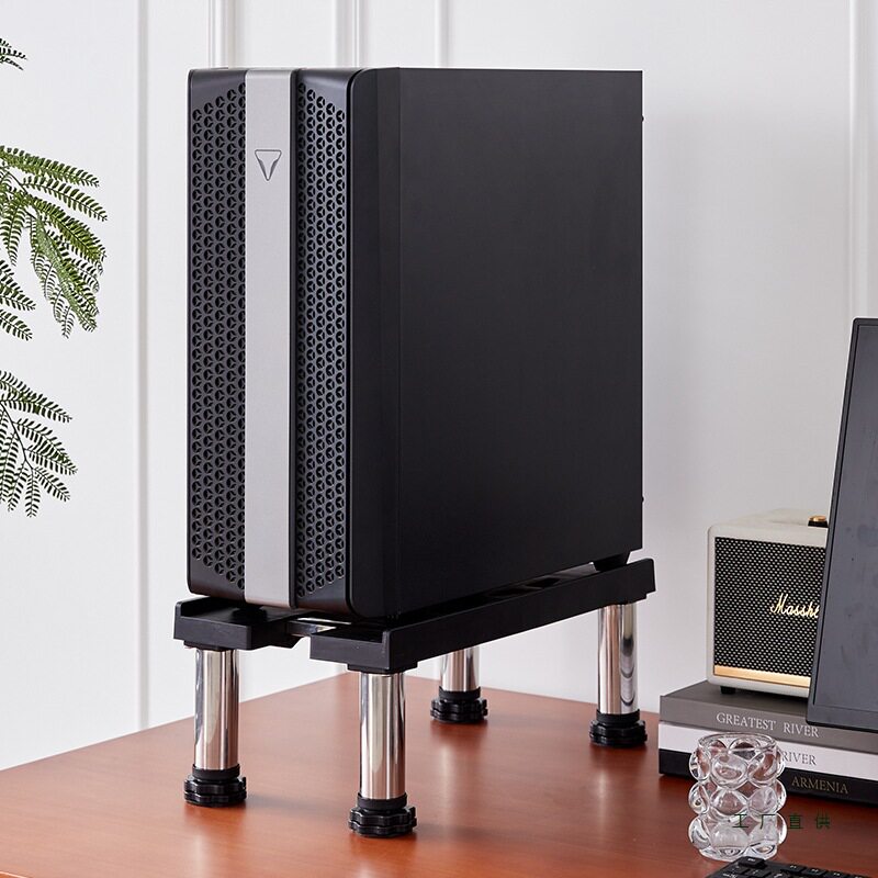 电脑主机托架台式机箱底座置物架加高托盘支架移动万向轮垫高脚架