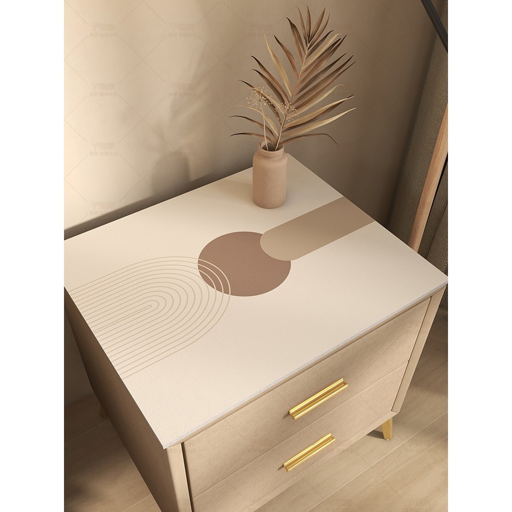 卧室床头柜盖布垫子轻奢高级感防烫防水桌布桌面防滑保护垫奶油风,居家布艺,桌布,淘宝优惠券,粉丝福利购,淘宝优惠卷