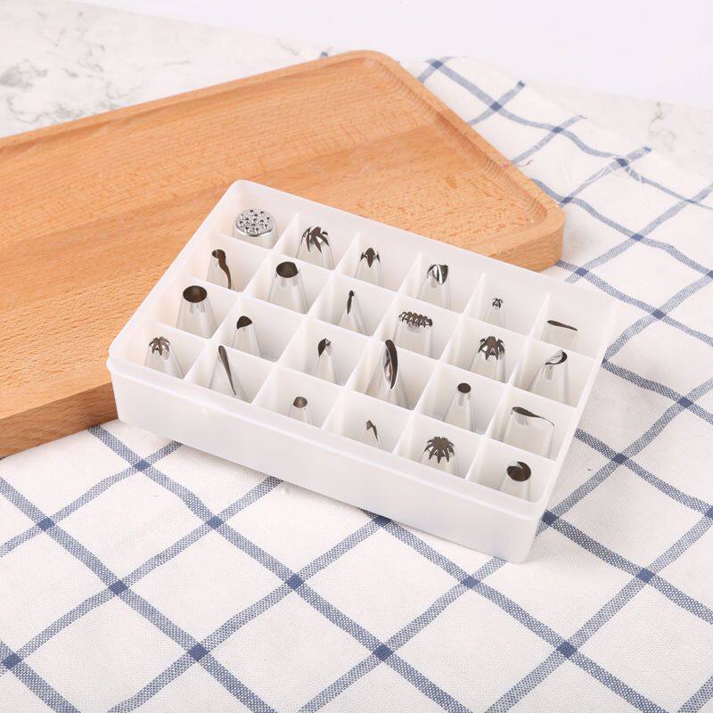 304不锈钢裱花嘴全套曲奇泡芙蛋糕溶豆挤奶油工具套装大号6齿8