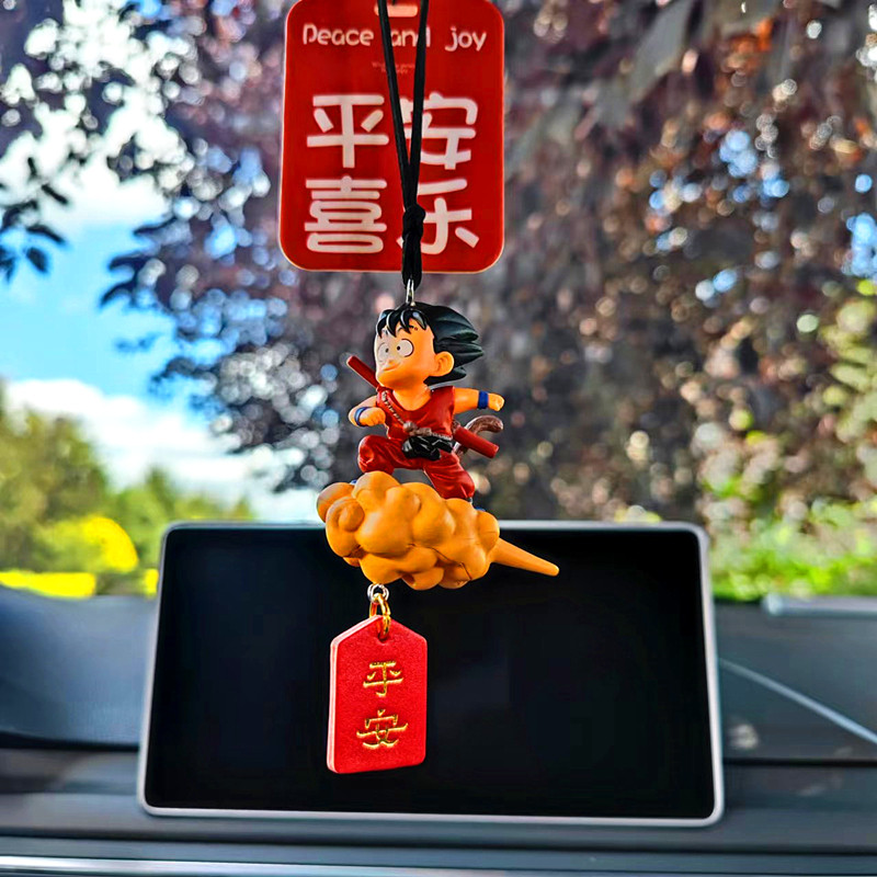七龙珠孙悟空飞行汽车挂件桃白白车内吊饰筋斗云车窗贴车载装饰品