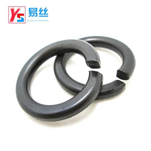 8.8级碳钢 发黑色弹垫 弹簧垫圈 开口垫圈M2M3M4-M5M6M8M10-M36