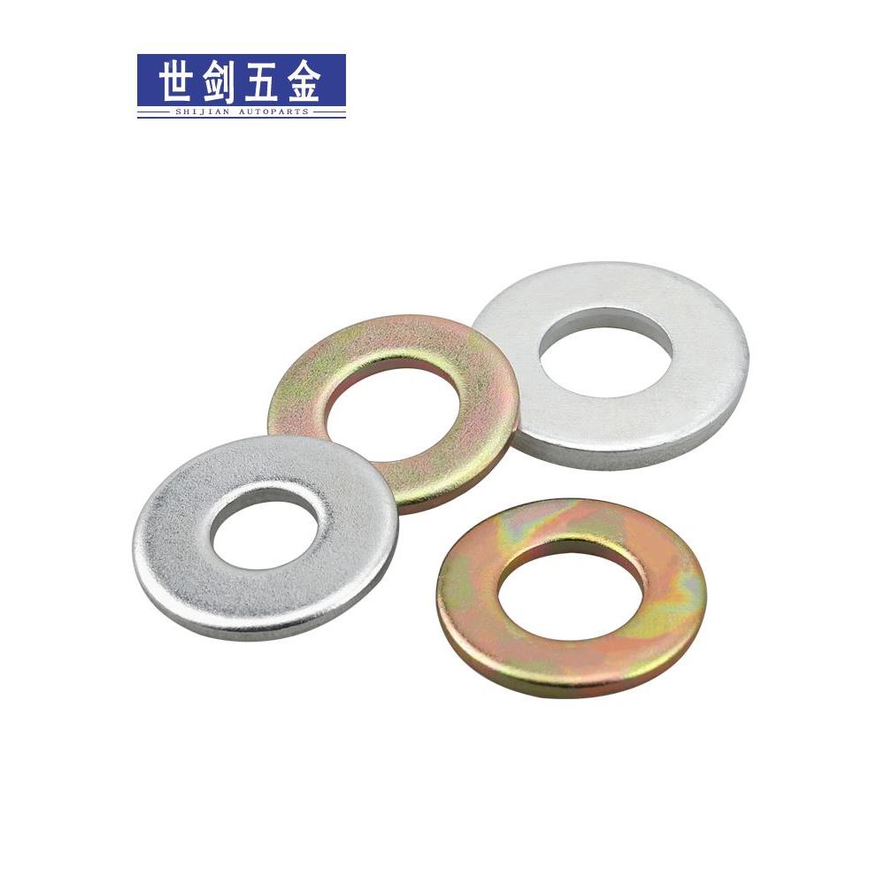 称斤镀锌平垫垫圈螺丝垫子铁加厚加大圆形垫片3M4M5C6毫8厘10号24